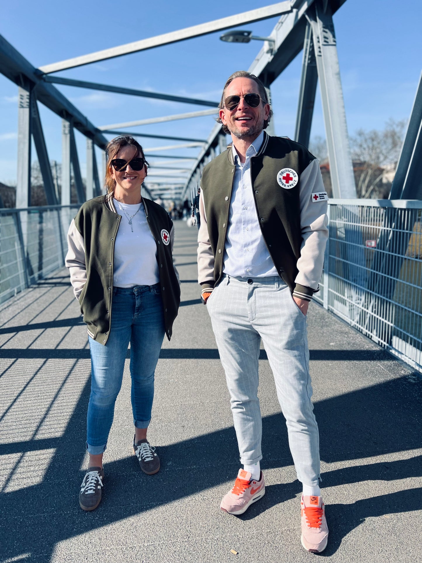 Collegejacke mit DRK Logo