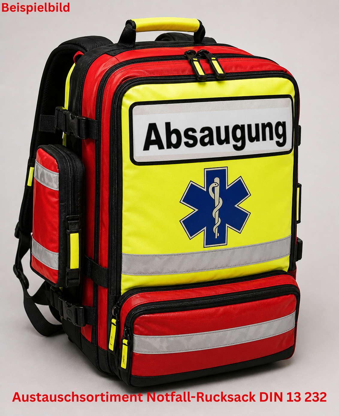 Austauschsortiment Notfall-Rucksack DIN 13 232 / Absaugung