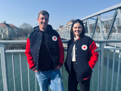Collegejacke mit DRK Logo