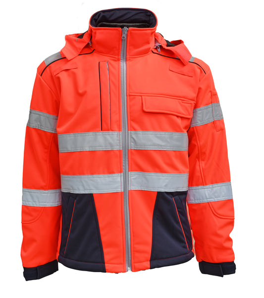 Softshelljacke Dynamic ​​​​​​​©rescuewear HIVIS nach ISO 20471/3