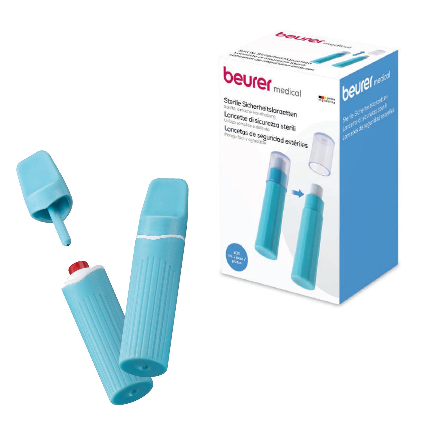 beurer® Medical Sterile Sicherheitslanzetten / Lanzetten | Packung á 100 Stück