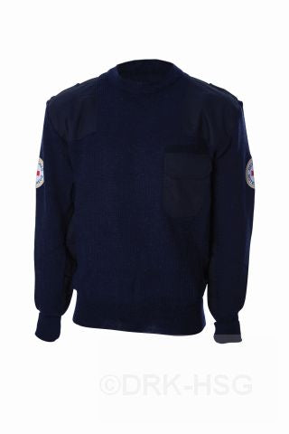 DRK-Strick-Pullover, marine