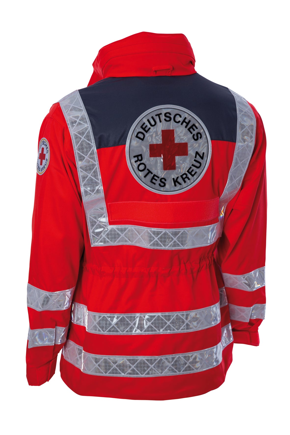 Schutzjacke DRK 2012plus mit SympaTex® leuchtrot/grau (mit Thermofutter)