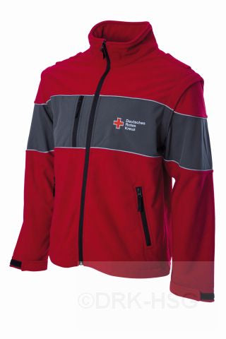 DRK-Windbreaker rot-grau, Kompaktlogostick