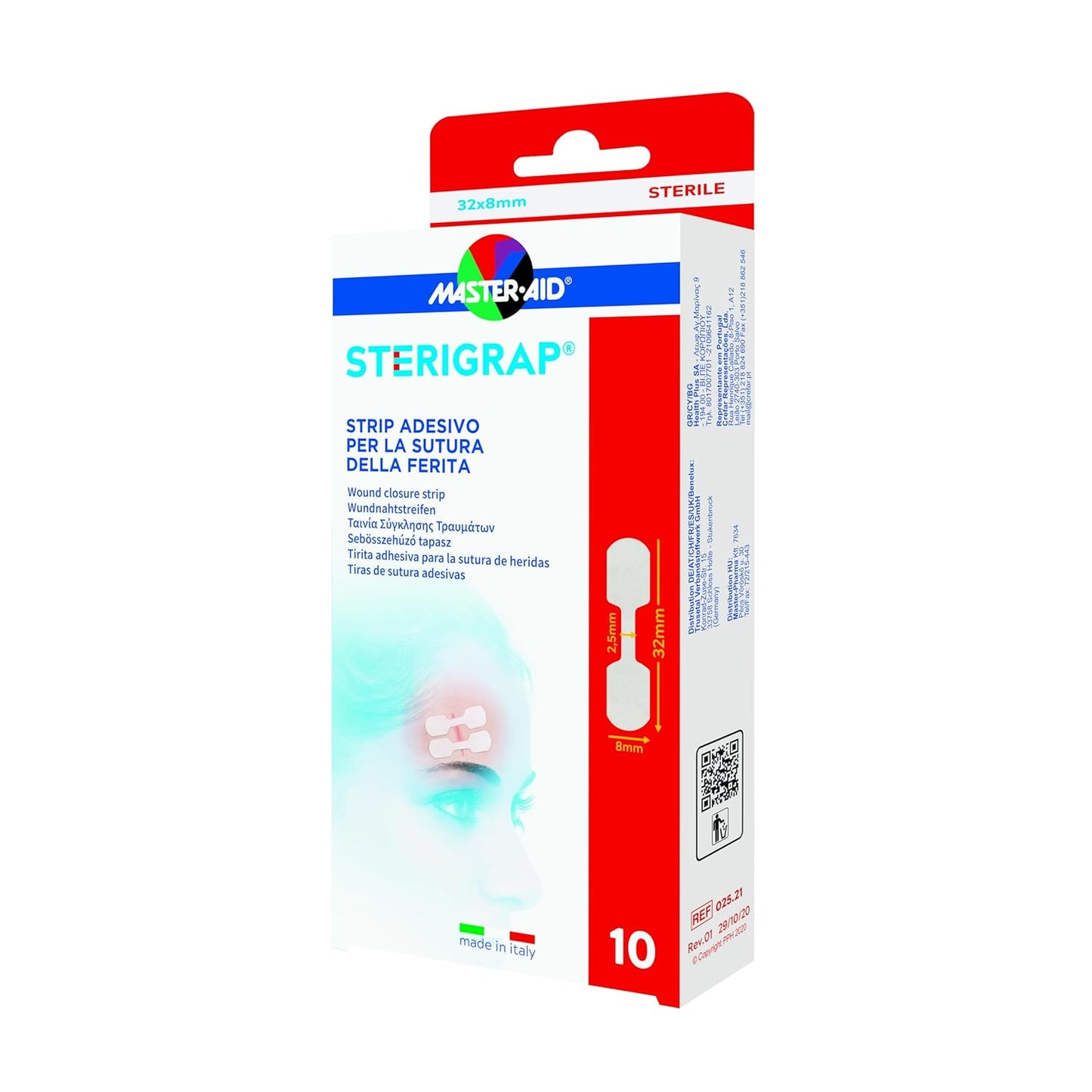 Sterigrap Master-Aid 10 Streifen 32 x 8 mm