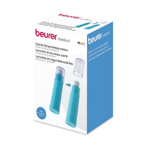 beurer® Medical Sterile Sicherheitslanzetten / Lanzetten | Packung á 100 Stück
