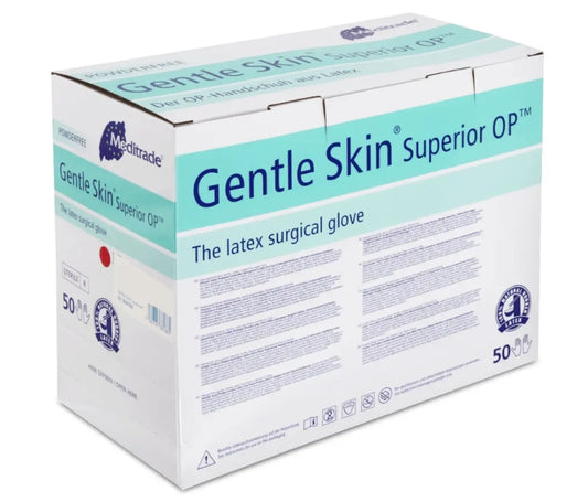 Meditrade Gentle Skin Superior OP Handschuhe, 50 Paar