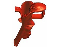 Zunge / Pharynx hellrot für Intubationstrainer
