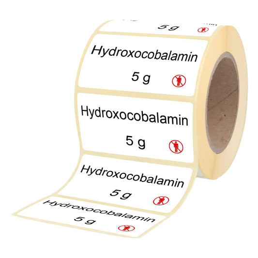 Hydroxocobalamin 5 g - Etiketten für Stechampullen