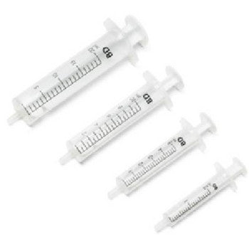 Einmal-Spritzen verschiedene Größen