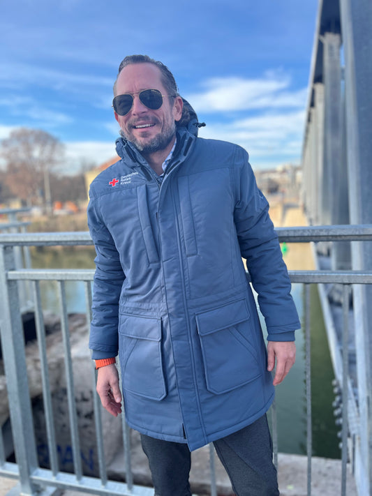 Herren Parka mit DRK Kompaktlogostick