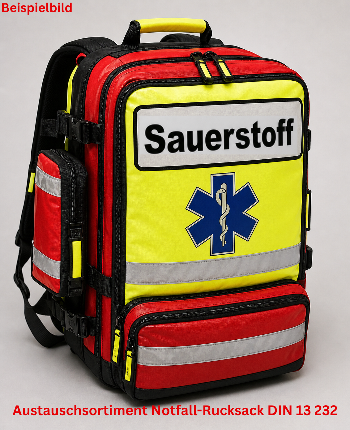 Austauschsortiment Notfall-Rucksack DIN 13 232 / Sauerstoff