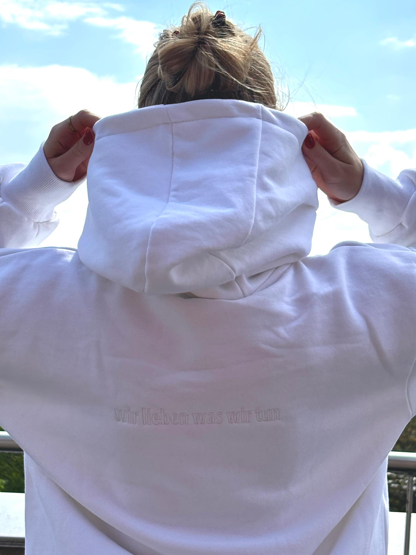 Oversize Hoodie "Wir lieben was wir tun"