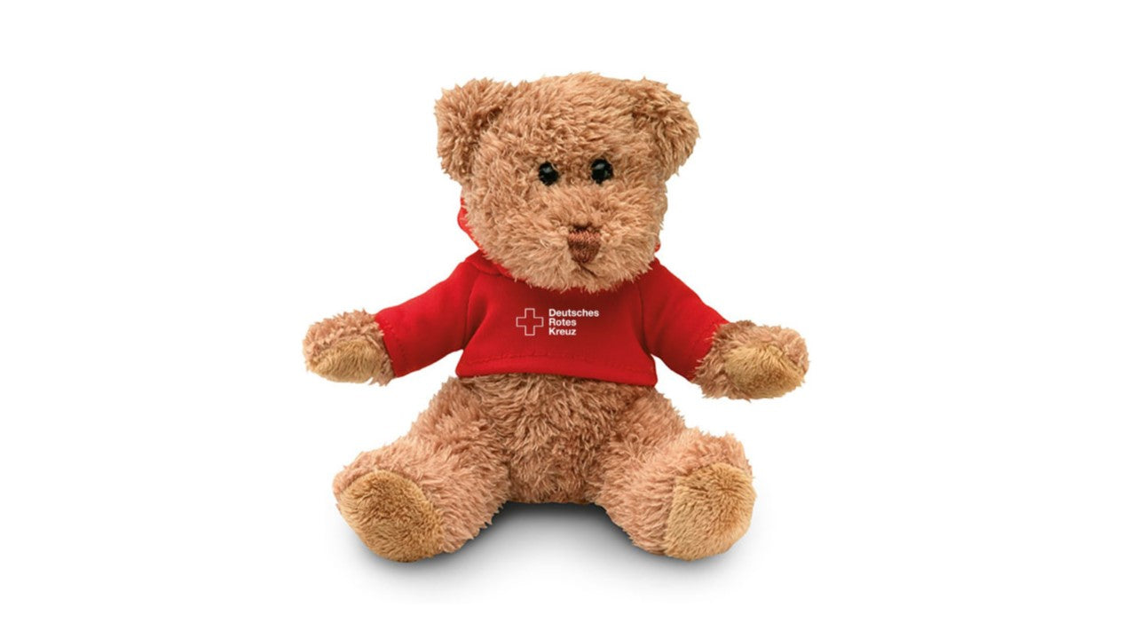 Teddy mit DRK-Hoodie