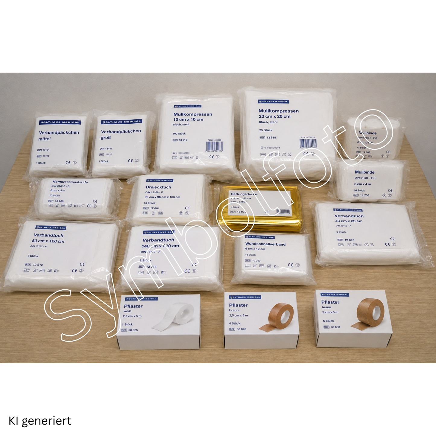 Austauschsortiment GW San Bund Verbandmaterial