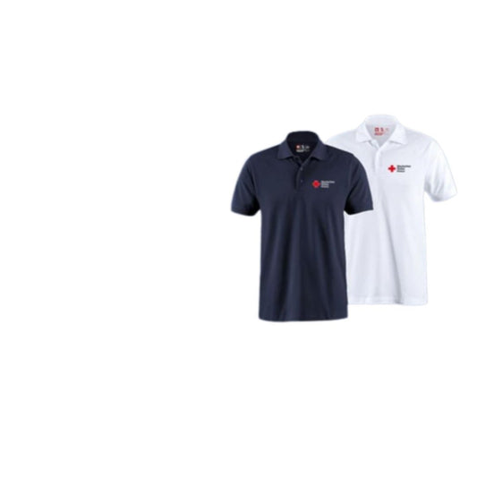 Herren Poloshirt mit DRK Kompaktlogo gestickt