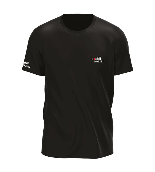 T-Shirt stabil sozial, Herren, 100 % Baumwolle