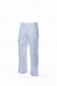 Preview: Damen-Einsatzhose weiß (300 g/m²) mit Handytasche  ohne Reflex