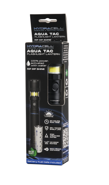 HYDRA CELL AquaTac LED Taschenlampe mit Leuchtring