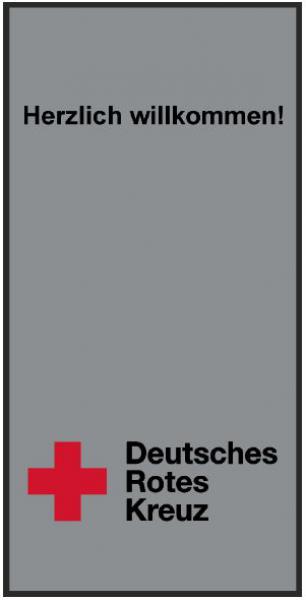 Logo-Teppich Hochformat 100x200